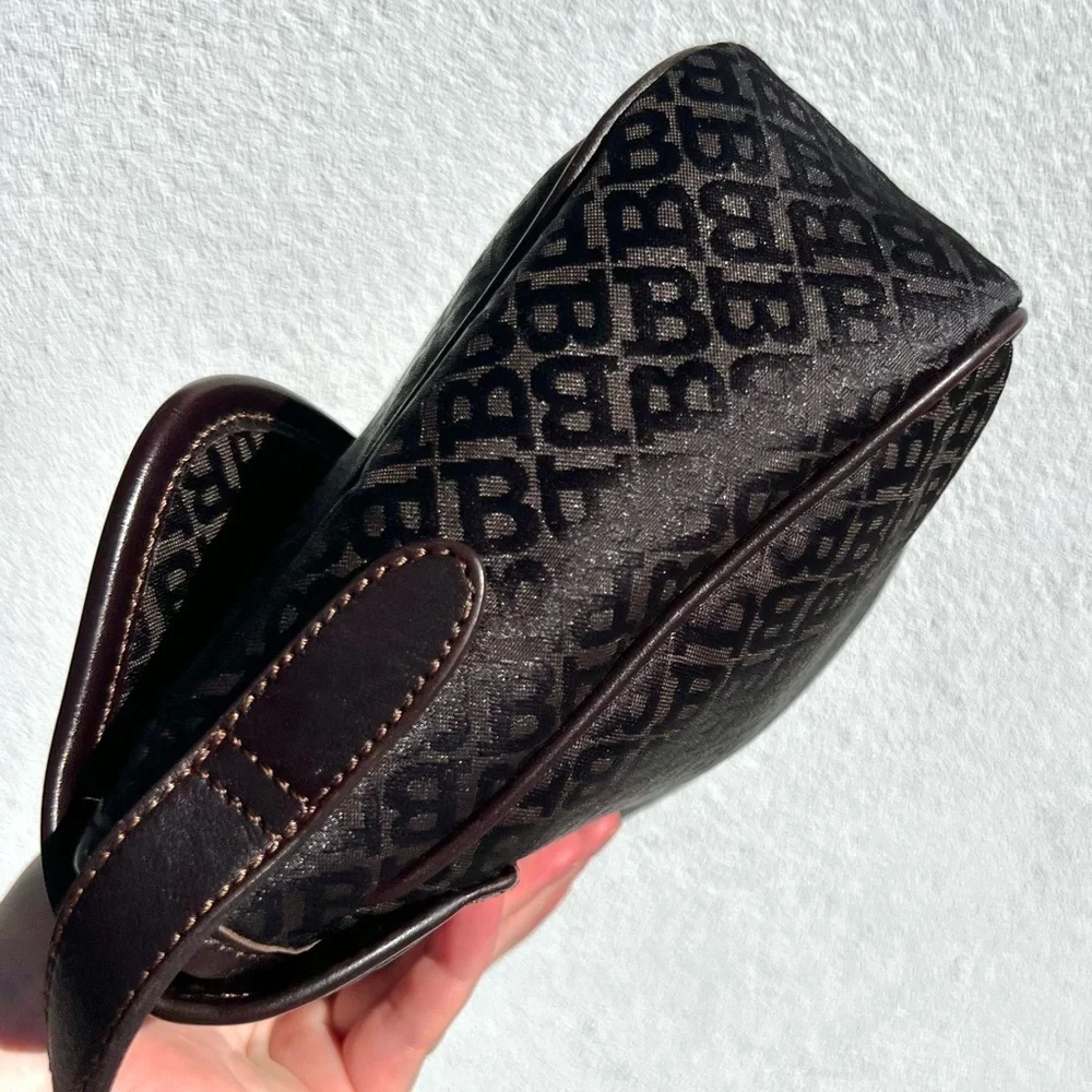 Bally Monogram Canvas Crossbody Bag